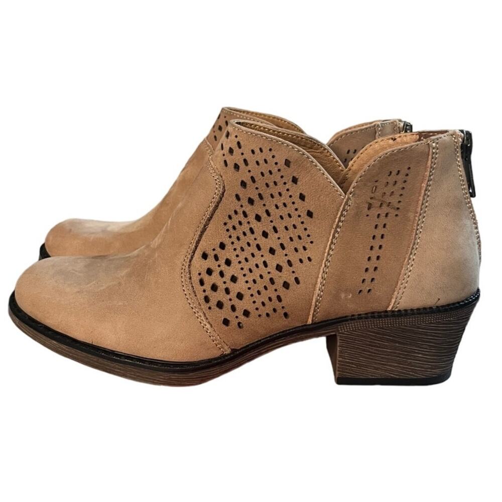 Propet Womens Remy Taupe Ankle Boot SIze 7 1/2 - Picture 5 of 8